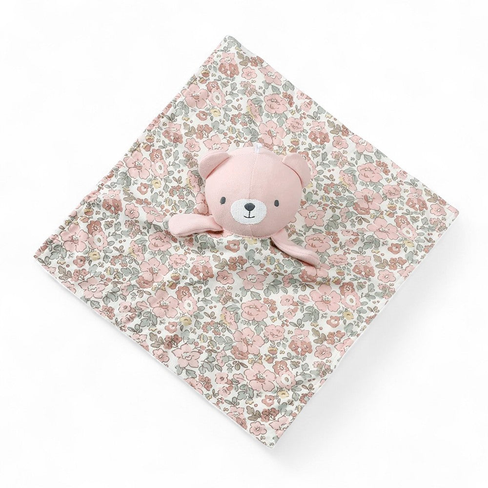 Flaches Schmusetuch Bärenkopf Kuscheltier für Babys Die Kuschelecke