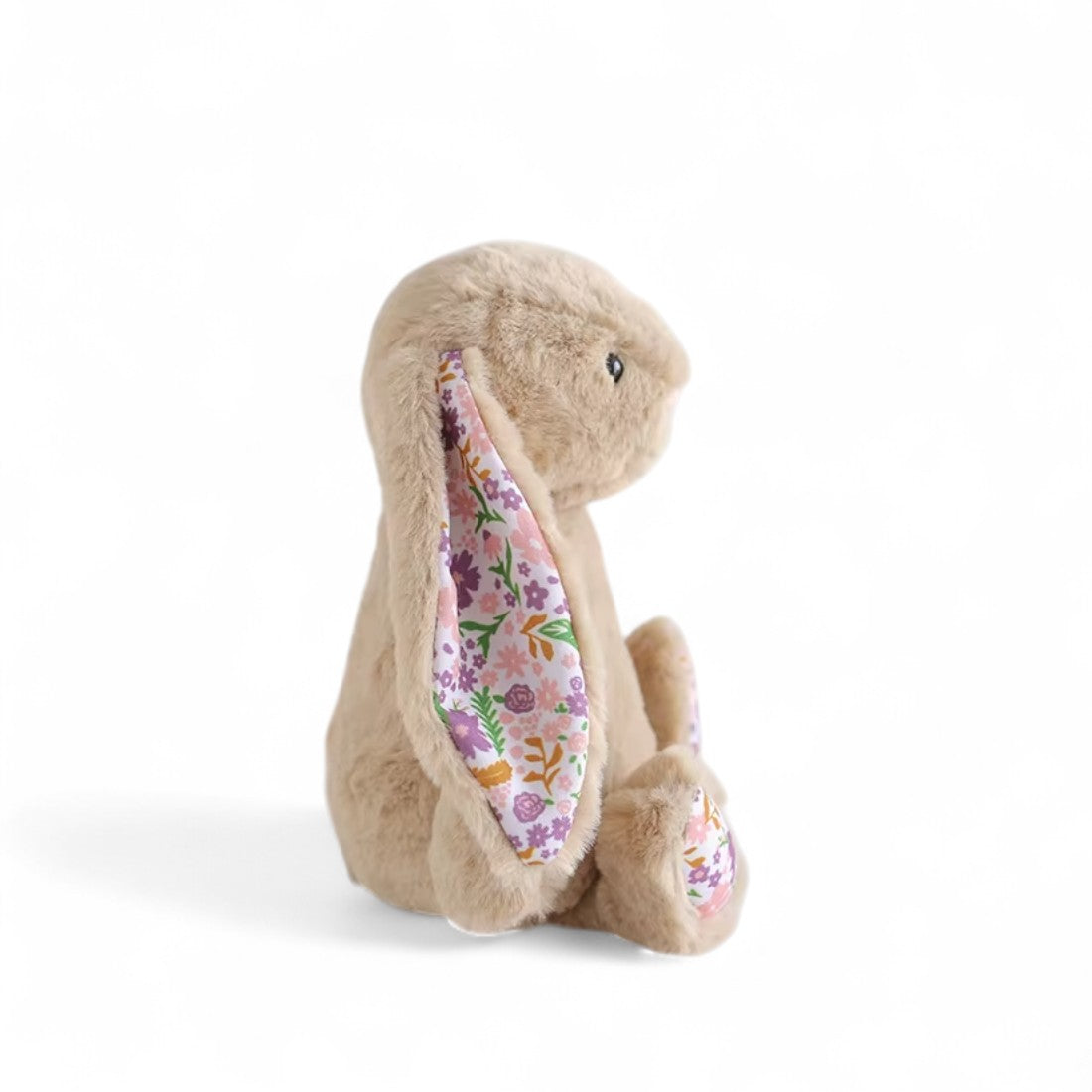 Hase Kuscheltier mit Liberty-Muster Die Kuschelecke