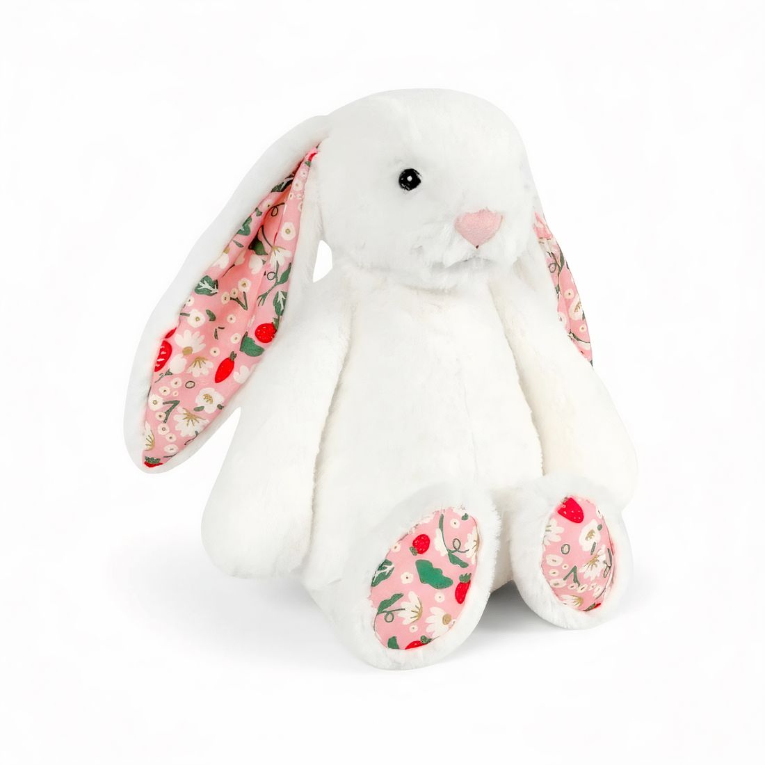 Hase Kuscheltier mit Liberty-Muster Die Kuschelecke