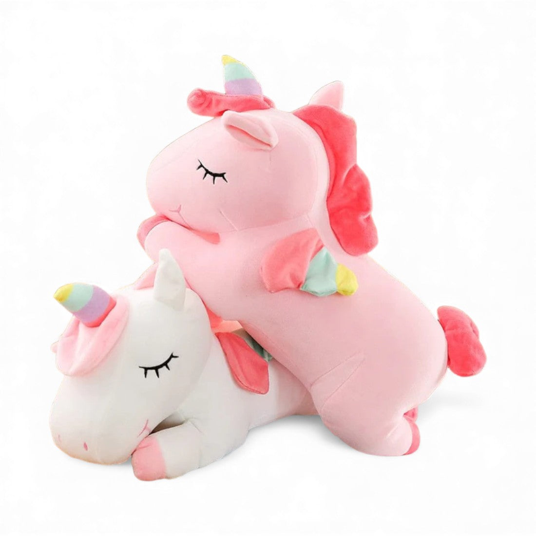 Liegendes Einhorn Kuscheltier für Kinder Die Kuschelecke