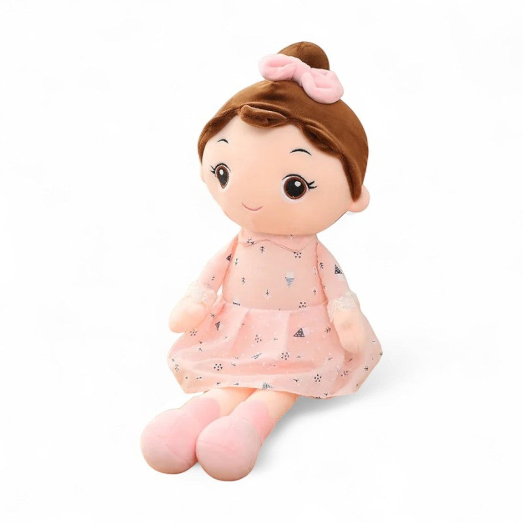 Mädchen Puppe Kuscheltier im Kleid weich Die Kuschelecke