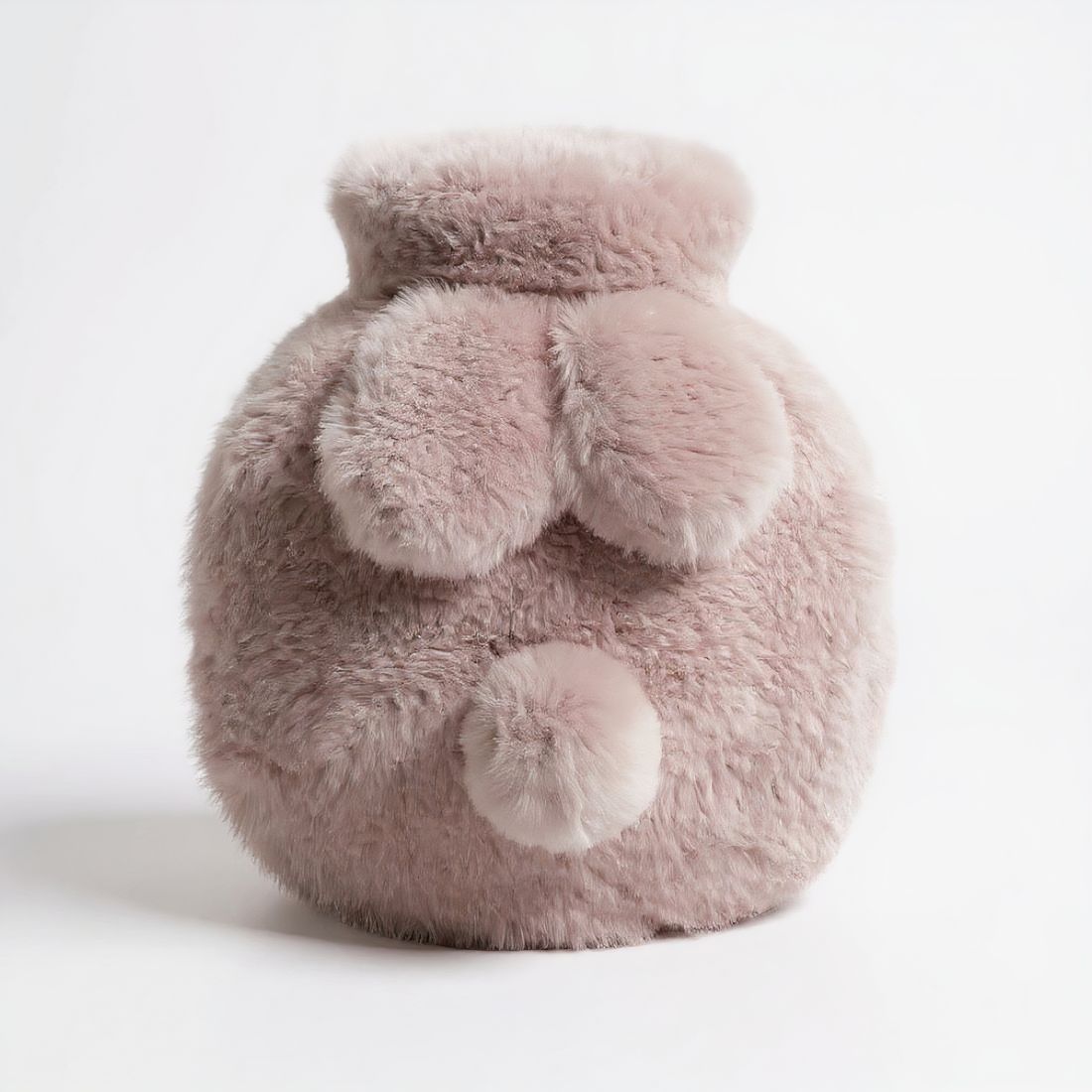 Runde Wärmflasche Kuscheltier mit Hasenohren Die Kuschelecke
