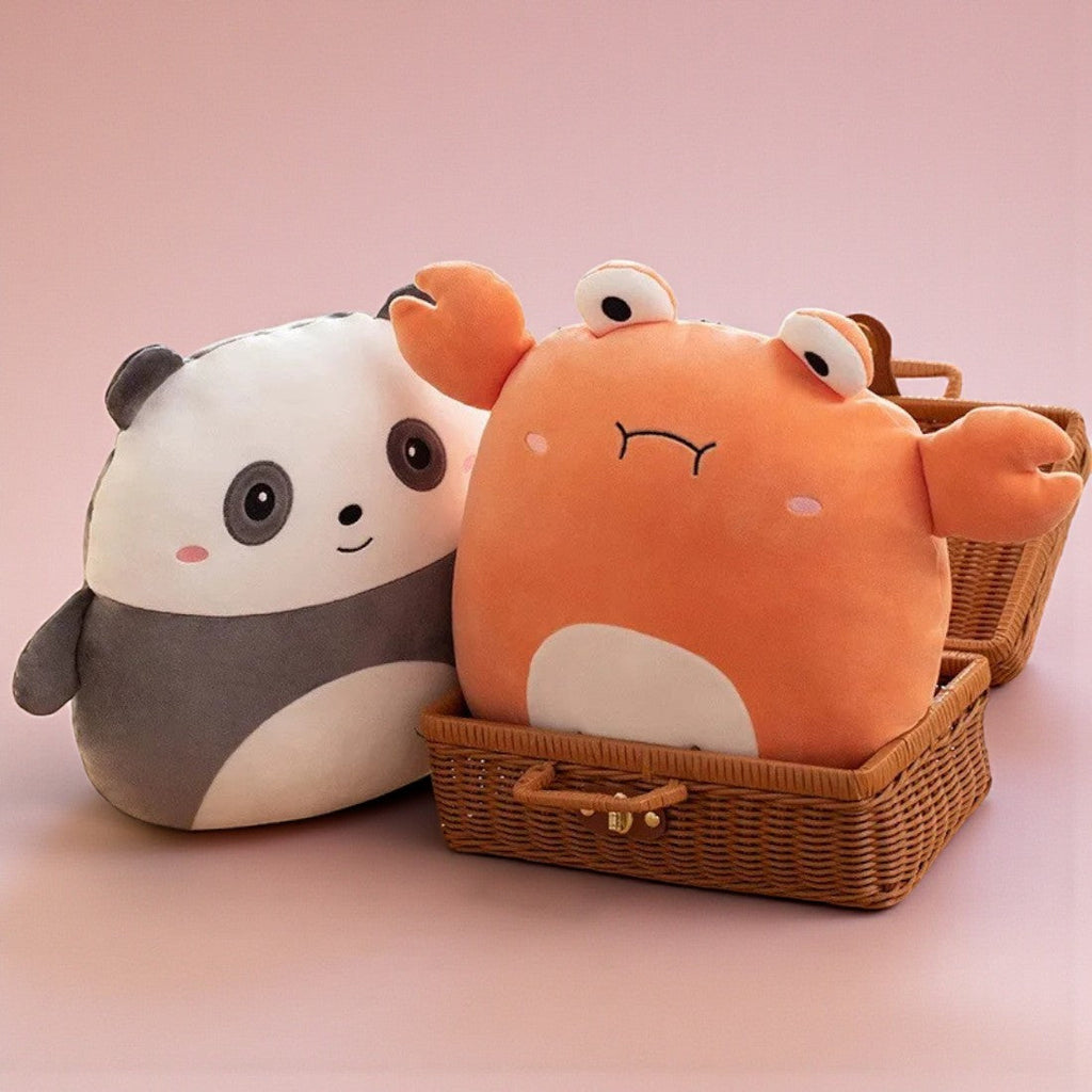 Runder Panda Kuscheltier weich flauschig Die Kuschelecke