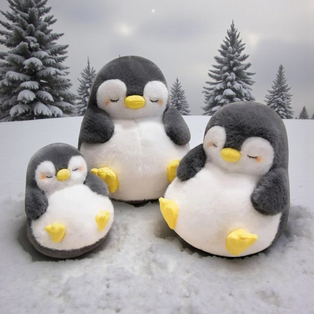 Schlafender Pinguin Kuscheltier weich flauschig Die Kuschelecke