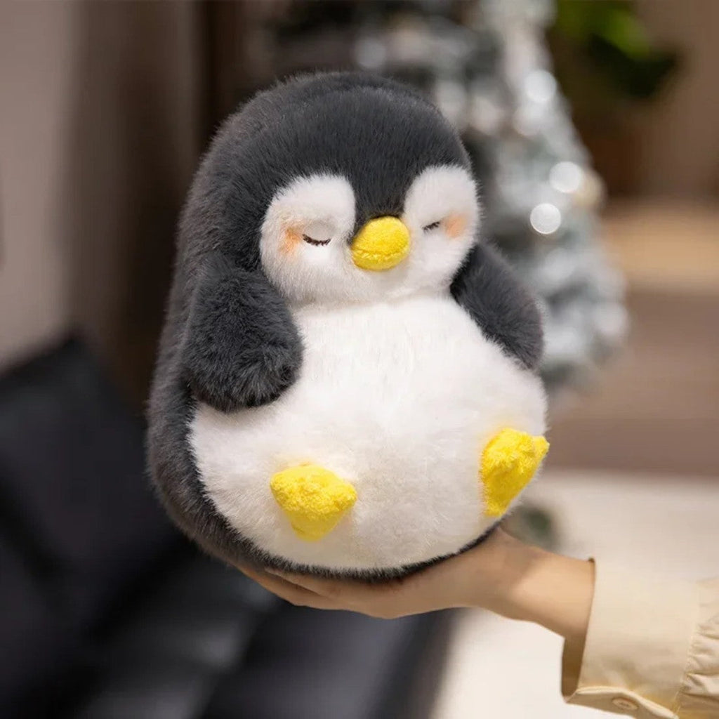 Schlafender Pinguin Kuscheltier weich flauschig Die Kuschelecke