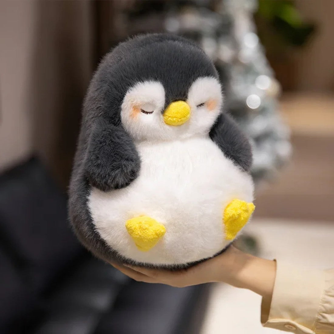 Schlafender Pinguin Kuscheltier weich flauschig Die Kuschelecke