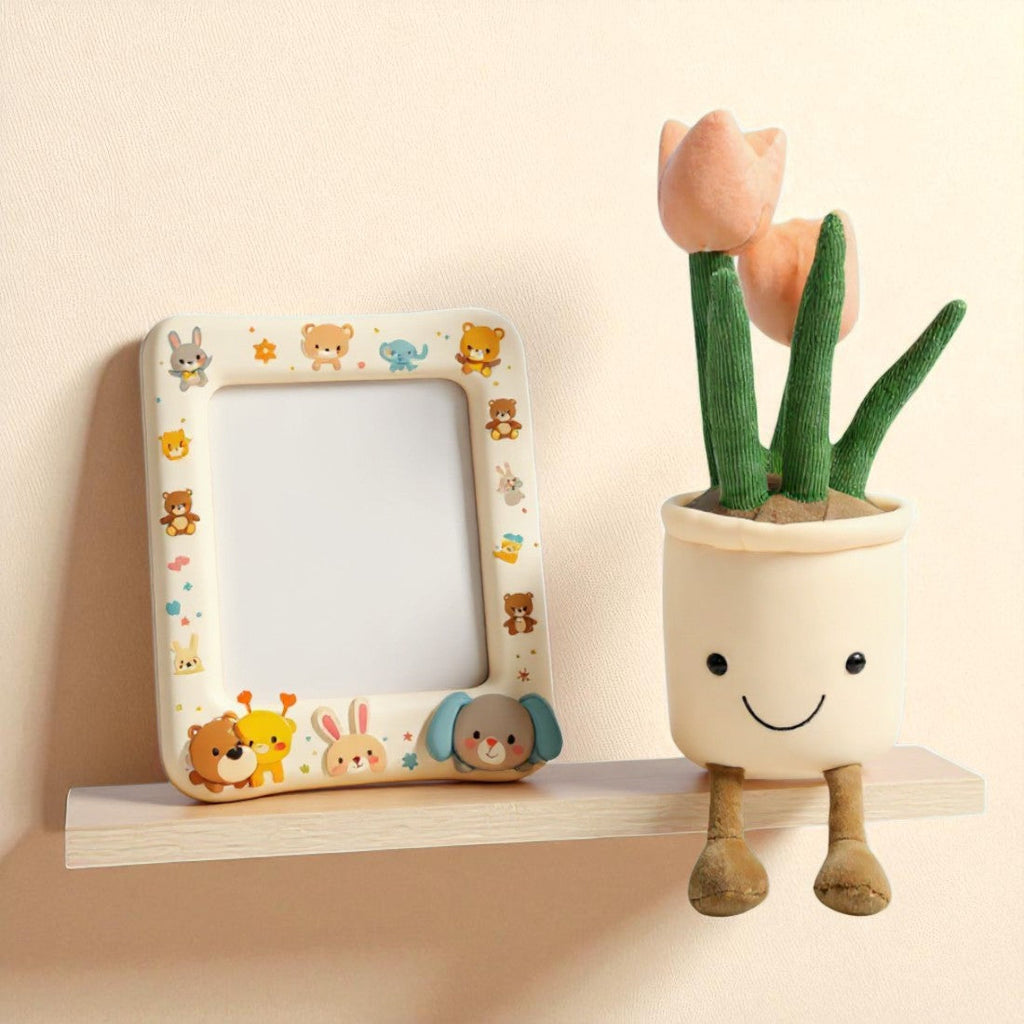 Tulpen Pflanze kawaii Kuscheltier im Topf Die Kuschelecke