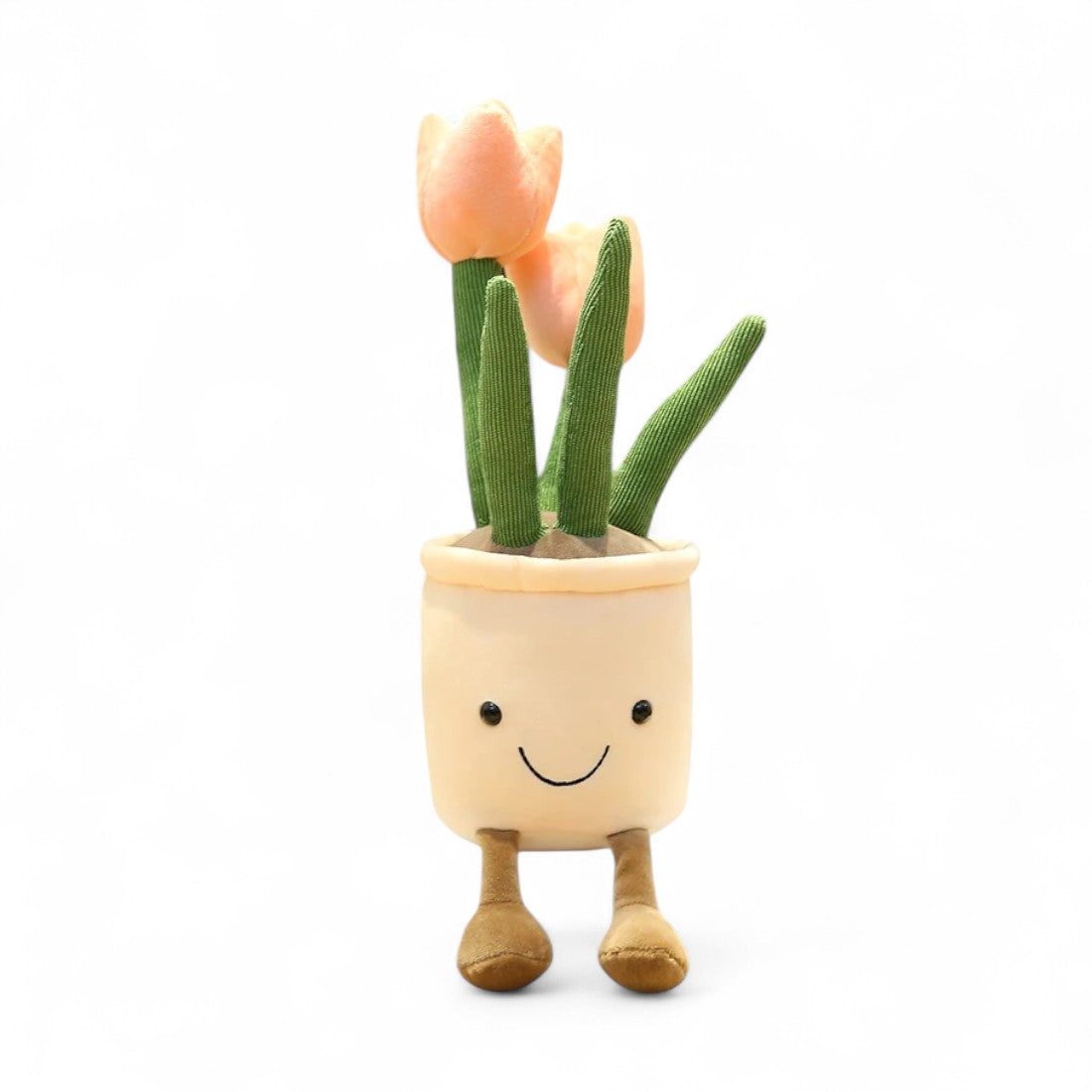 Tulpen Pflanze kawaii Kuscheltier im Topf Die Kuschelecke
