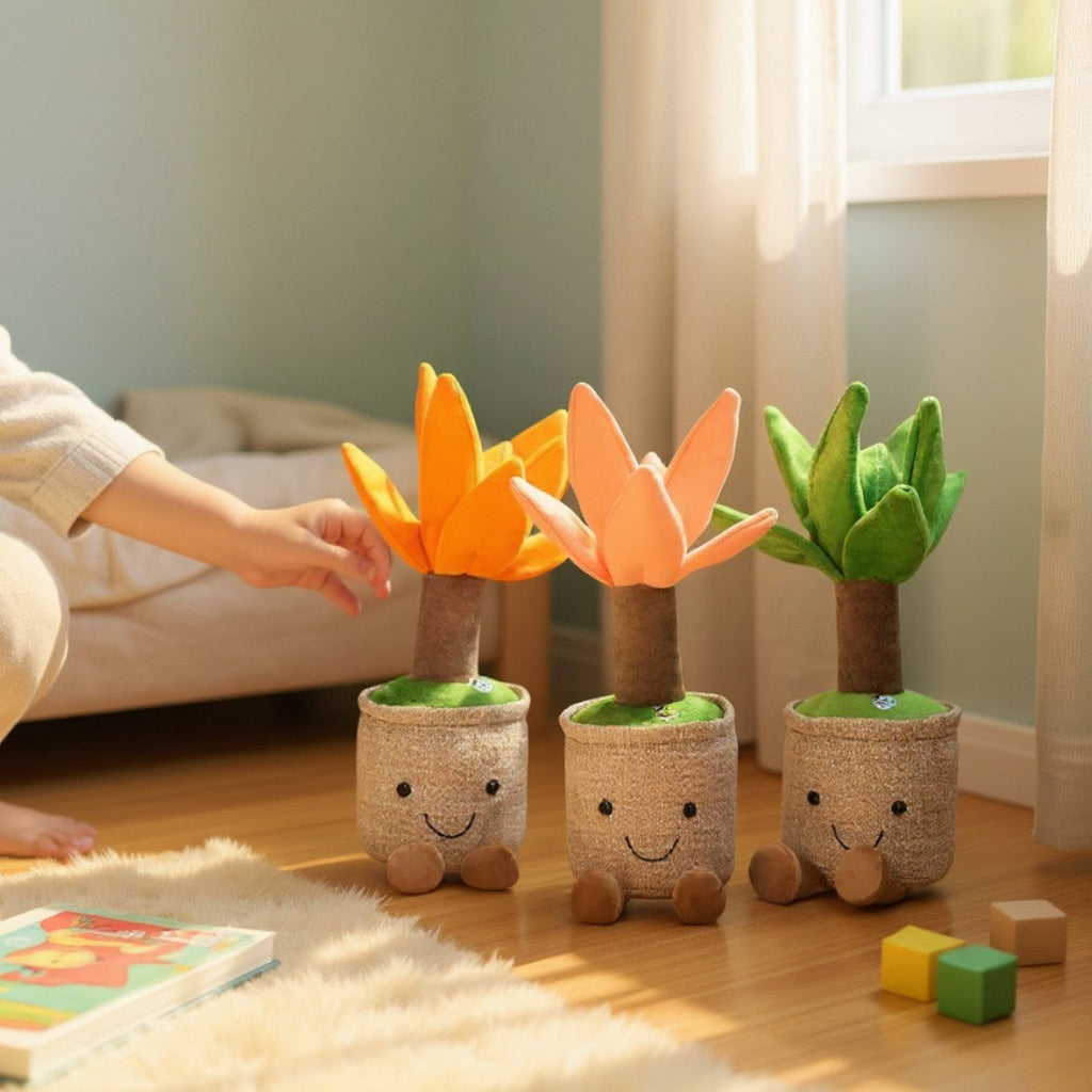 Yucca Pflanze kawaii Kuscheltier im Topf Die Kuschelecke