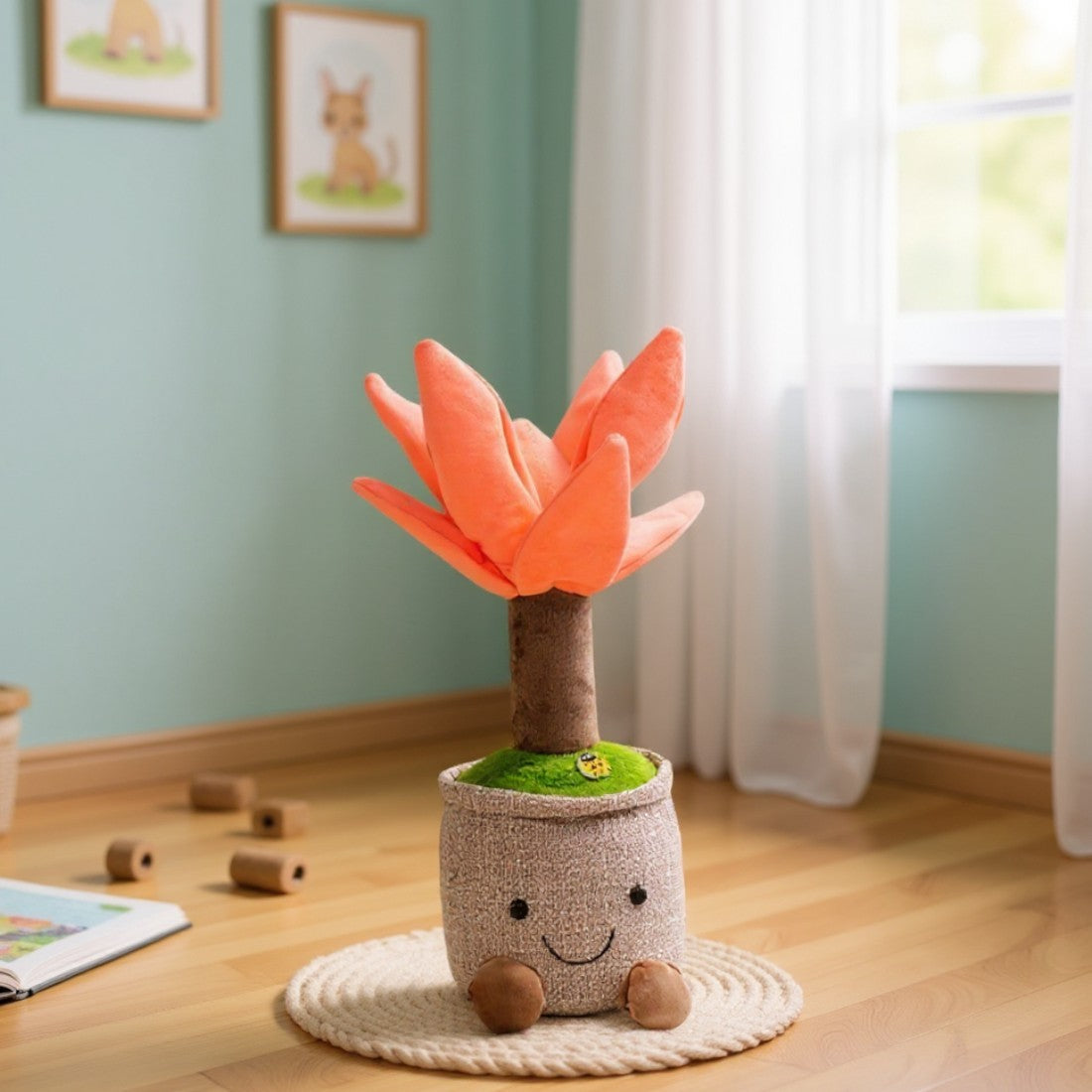 Yucca Pflanze kawaii Kuscheltier im Topf Die Kuschelecke